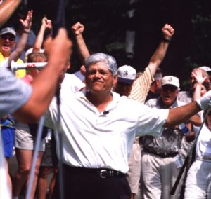 Lee Trevino at Treetops for golf shot hear around the world