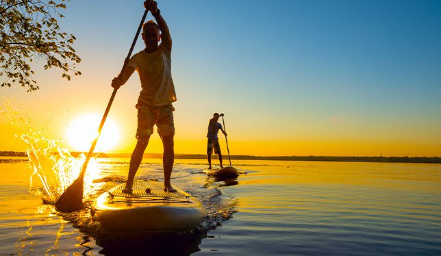 Fun things to do in Gaylord MI: Paddle Boarding