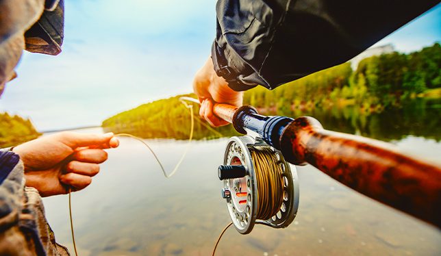 Fun things to do in Gaylord MI: Fly Fishing